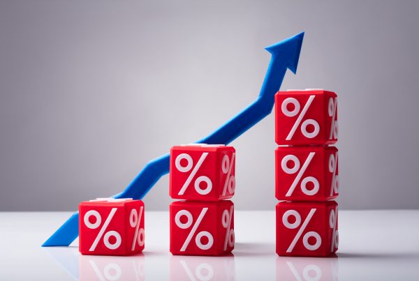 a graph showing an increase