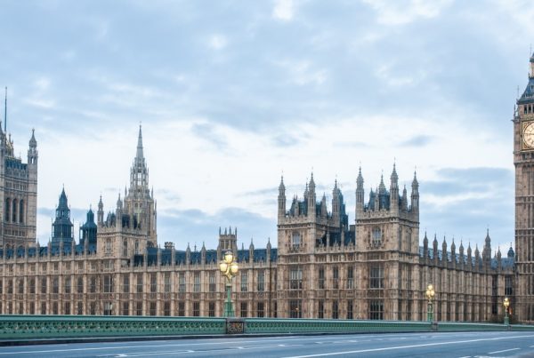 a landscape picture of the houses of parliment