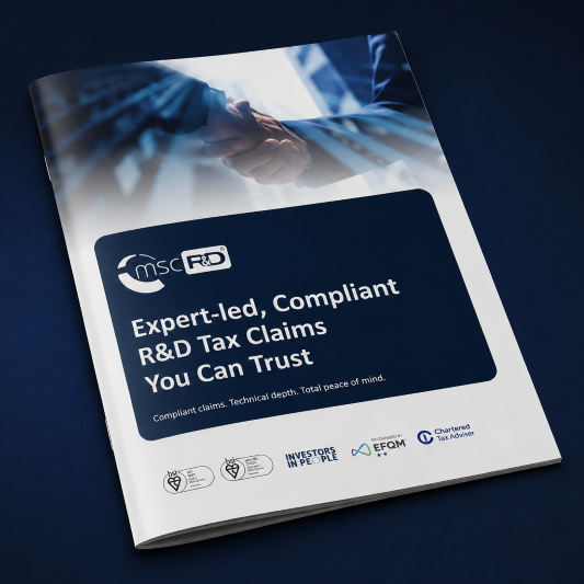 MSC R&D corporate brochure preview